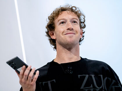 Mark Zuckerberg, chief executive officer of Meta Platforms Inc., during the Meta Connect e