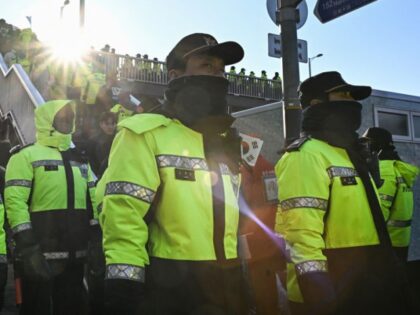 Police keep watch as supporters of South Korea's impeached President Yoon Suk Yeol gather