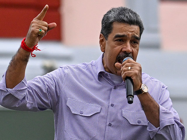 Venezuela's President Nicolas Maduro speaks during a celebration with the Three Kings in M