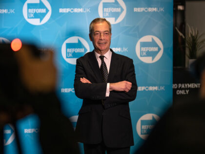 ESHER, ENGLAND - JANUARY 10: Reform UK leader, Nigel Farage, poses for photographs at the