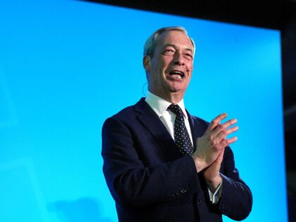 Reform UK leader Nigel Farage during the Reform UK South East conference, at Sandown Park