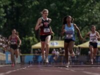 NCAA Transgender Track Runner Decries Faulty Shoes Despite Destroying Female Opponents