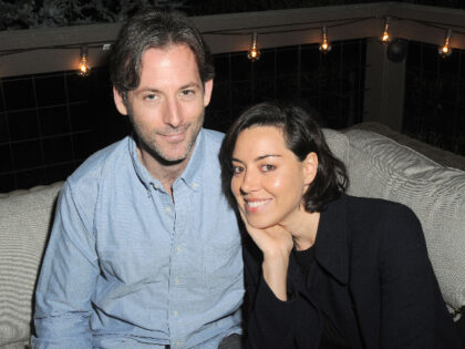 SILVERLAKE, CA - MAY 21: Jeff Baena and Aubrey Plaza attend Lisa Edelstein's Birthday