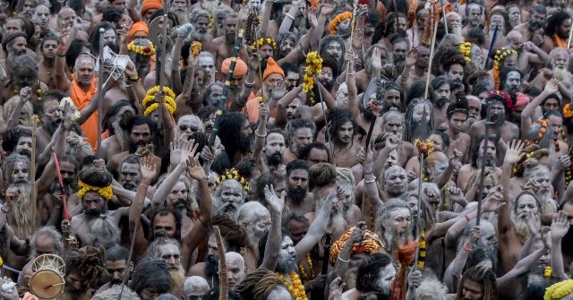 India’s Massive Bathing in the Ganges River Festival Begins