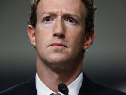 Mark Zuckerberg looks serious