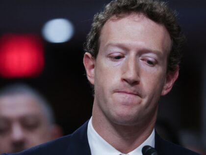 Mark Zuckerberg with a grim look on his face