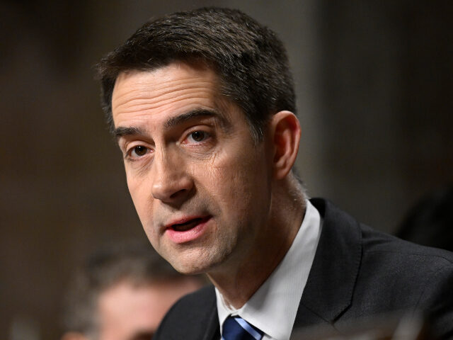 Chairman of the Senate Intelligence Committee Sen. Tom Cotton, R-Ark., questions John Ratc