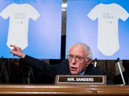 UNITED STATES - JANUARY 29: Sen. Bernie Sanders, I-Vt., questions Robert F. Kennedy Jr., P