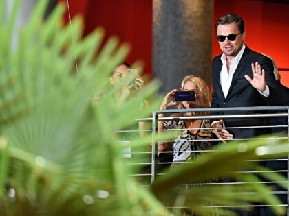 01 August 2019, Berlin: Actor Leonardo DiCaprio comes to the premiere of his film "Once up