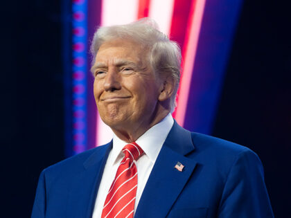 PHOENIX, ARIZONA - DECEMBER 22: U.S. President-elect Donald Trump smiles during Turning Po