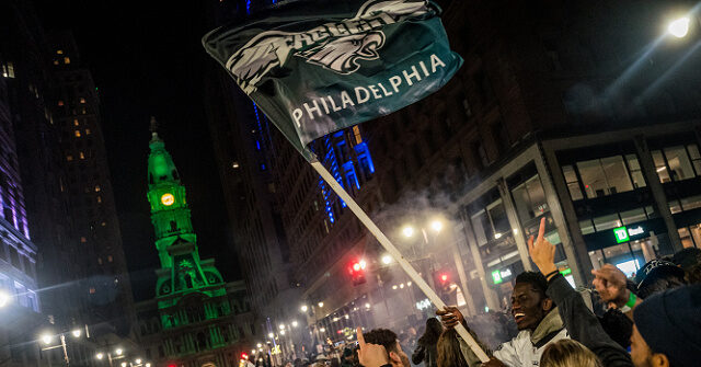 WATCH: Philly Eagles Fan Drops Off Pole During NFC Celebrations