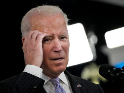 WASHINGTON, DC - NOVEMBER 03: U.S. President Joe Biden speaks about the authorization of t