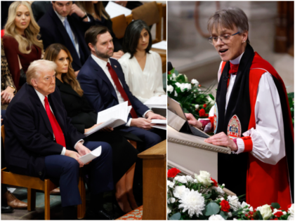 WASHINGTON, DC - JANUARY 21: (L-R) U.S. President Donald Trump, first lady Melania Trump,