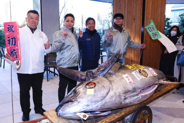 The annual tuna auction attracts a bidding frenzy