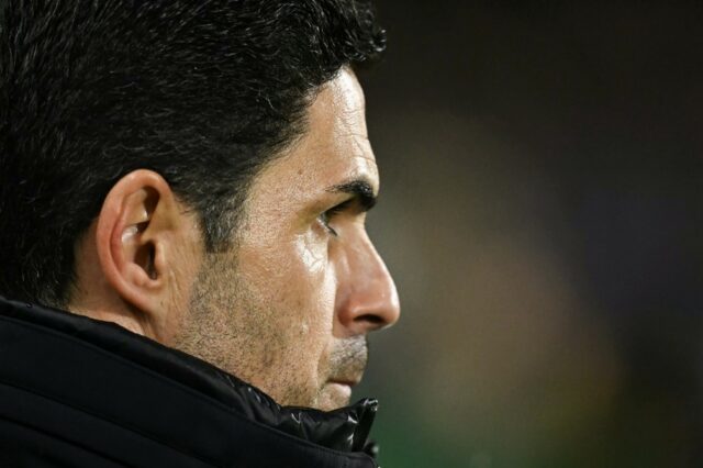 Arsenal's Spanish manager Mikel Arteta