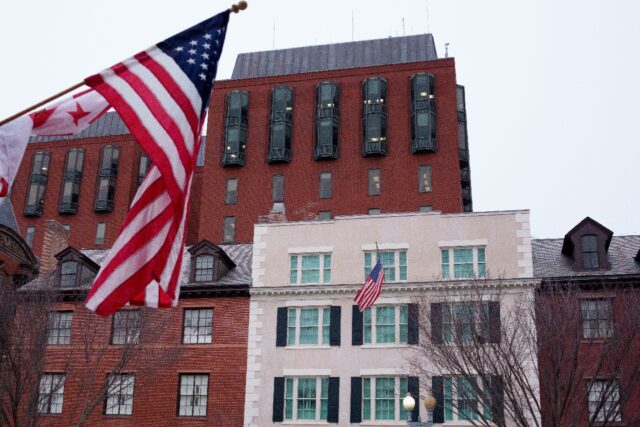 Blair House in Washington, where U.S. President-elect Donald Trump will stay before his in