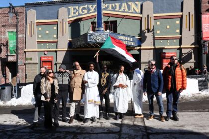 Directors of new documentary 'Khartoum' walked through Park City, Utah with the Sudanese f