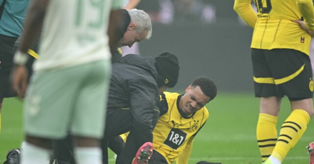 Dortmund's Nmecha expected out for weeks with ligament injury