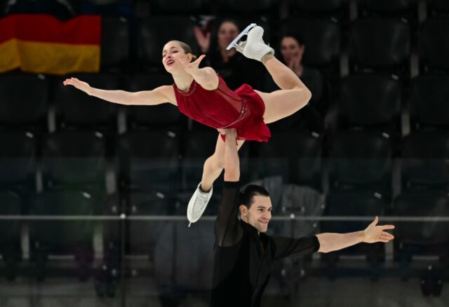 Germany's Minerva Fabienne Hase and Nikita Volodin lead after Wednesday's pairs short prog