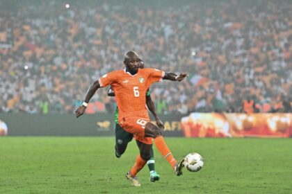 Ivory Coast midfielder Seko Fofana at the Africa Cup of Nations (CAN) final in 2024