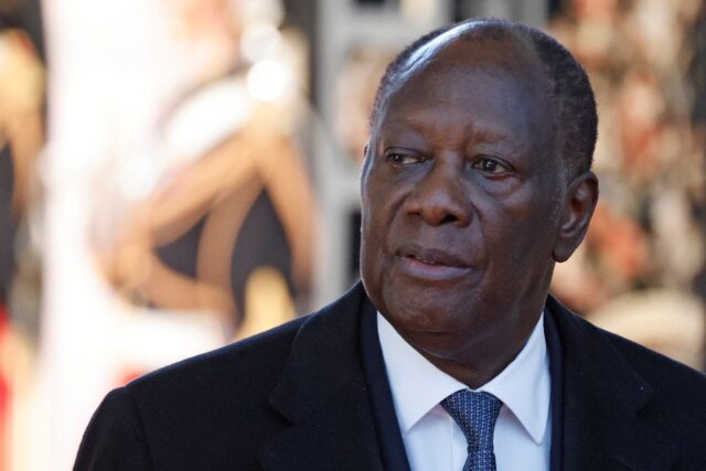 Ivory Coast's President Alassane Ouattara said French forces would withdraw from the West