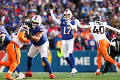 Josh Allen led the Buffalo Bills to a comfortable victory over the Denver Broncos in NFL p