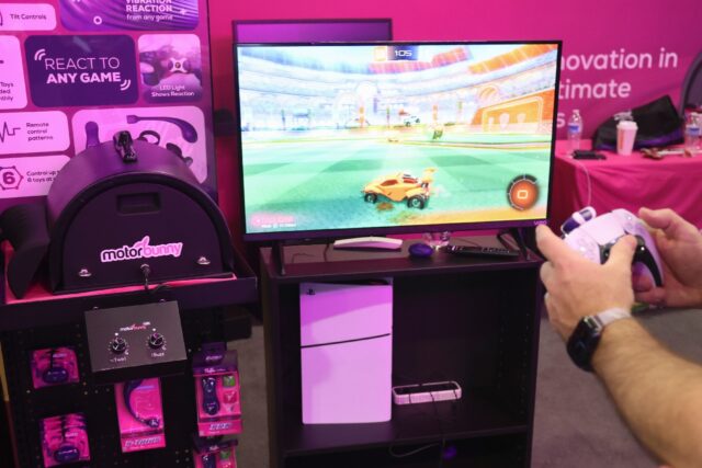 Motorbunny at CES in Las Vegas demonstrates a way to make both video game fanatics and the