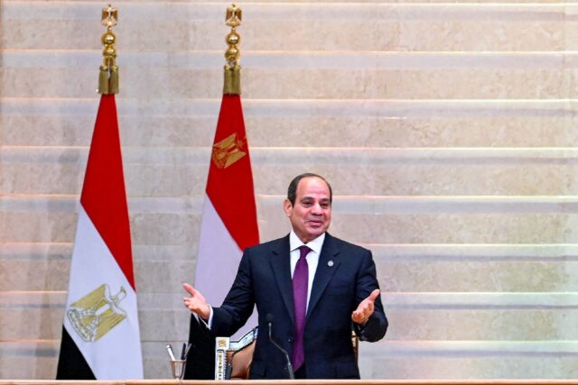 President Abdel Fattah al-Sisi of Egypt, where state-aligned media hailed the country's st