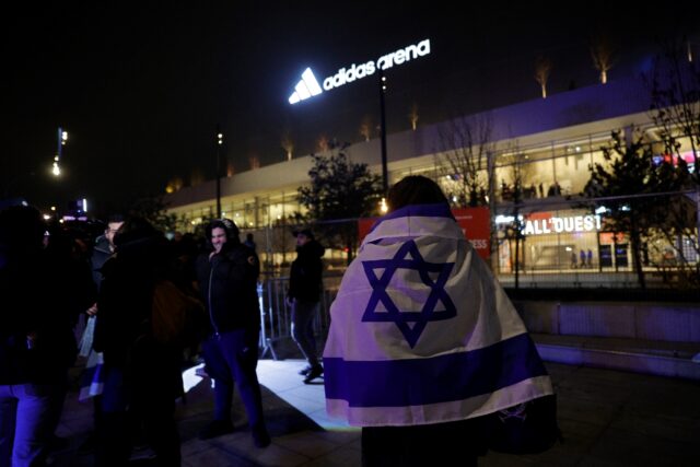 Despite the tight security, there were no reports of trouble at the match played at l'Aren