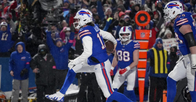 Josh Allen scores 2 TDs, Bills force 3 turnovers to beat Ravens 27-25 ...