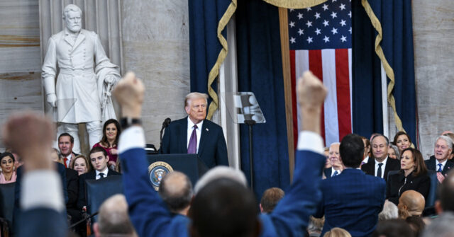 Trump, in his inaugural address, rips into the countrys past leaders and makes sweeping promises