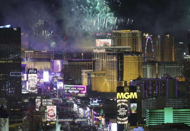 New Year's Eve Las Vegas The Associated Press