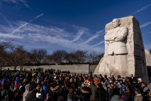 Civil rights leaders and King family mark MLK Day as a special call to action as Trump takes