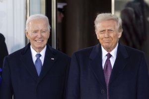 President-elect Donald Trump arrives for inauguration