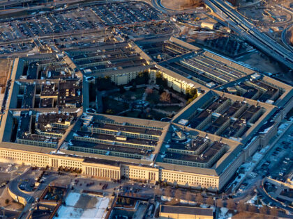 ARLINGTON, UNITED STATES - 2025/01/27: The Pentagon is seen from above. The Pentagon in Ar