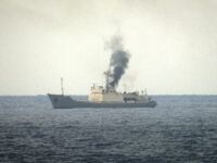 Russian Spy Ship Drifted Without Steering, on Fire, in Mediterranean