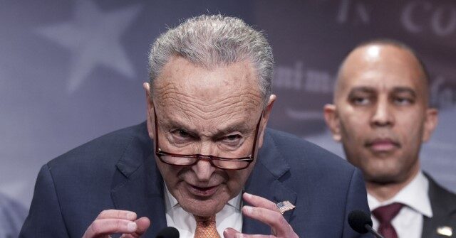 Chuck Schumer Caves on Republican Spending Bill, Will Vote for Cloture