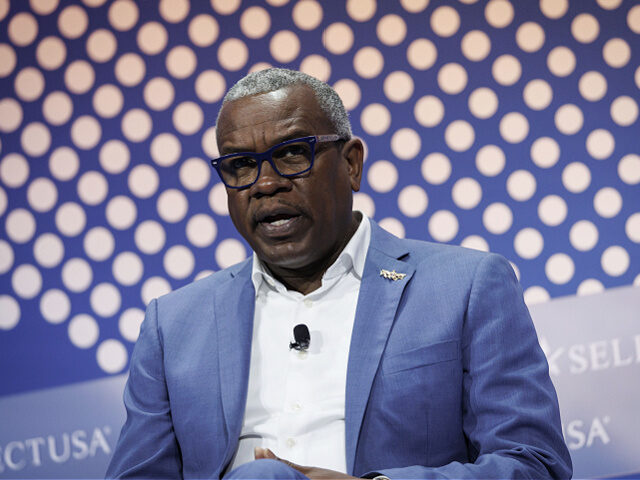 Albert-Bryan-Jr-governor-US-Virgin-Islands-May2023-getty Albert Bryan Jr., governor of the US Virgin Islands, speaks during the SelectUSA Investmen