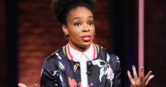 NextImg:Video: White House Correspondents’ Dinner Host Amber Ruffin Selling Song Fantasizing About Trump Being Beaten, Jailed