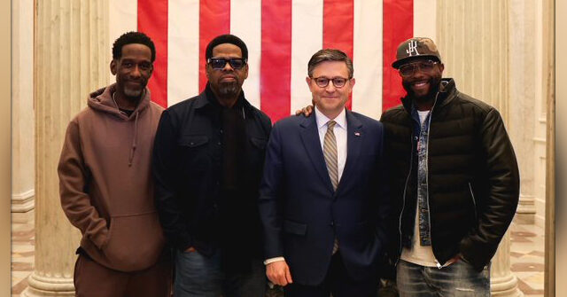 House Speaker Mike Johnson Praises R&B Legends Boyz II Men After Capitol Visit: 'Created Soundtrack of Our Lives'