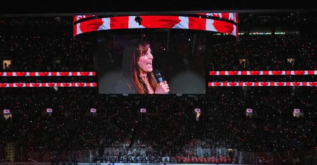 NextImg:Singer of Canadian Anthem at 4 Nations Face-Off Changes Lyric to Protest Trump’s 51st State Remarks