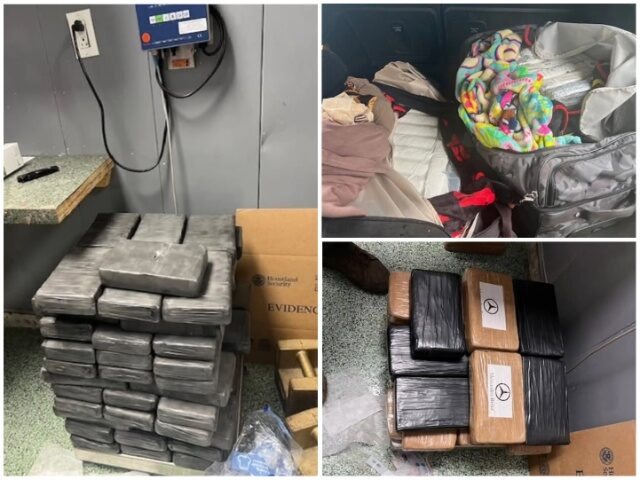 Cocaine Seized near Border in Texas Cocaine Seized near Border in Texas (U.S. Border Patrol)