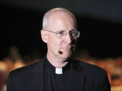 US priest Father James Martin speaking at the world meeting of families in Dublin, on how