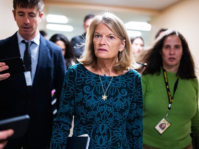 Sen. Lisa Murkowski, R-Alaska, is seen in the U.S. Capitol on Wednesday, December 4, 2024.