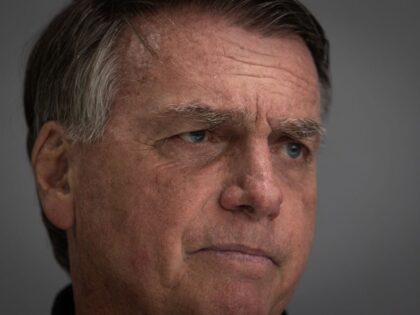 Jair Bolsonaro, Brazil's former president, during an interview in Brasilia, Brazil, on Tue