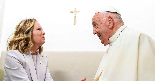 Ailing Pope Francis Receives Hospital Visit from Italy’s Giorgia Meloni
