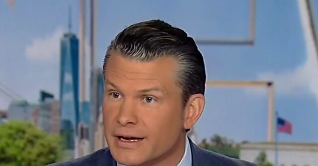 Hegseth: If Trump Lawful Orders Not Followed, 'Those Officers Will Find the Door'