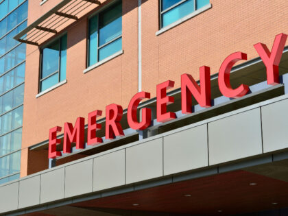 Hospital emergency entrance