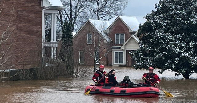 PHOTOS: Crews 'Heroically' Perform Rescues as Floods Hit KY Town