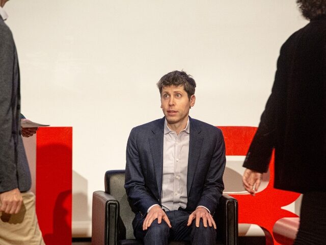 OpenAI boss Sam Altman looking nervous